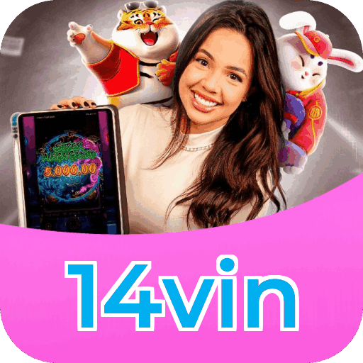 Plataforma 14vin mostrando interface moderna, jogos certificados e recursos de segurança licenciados